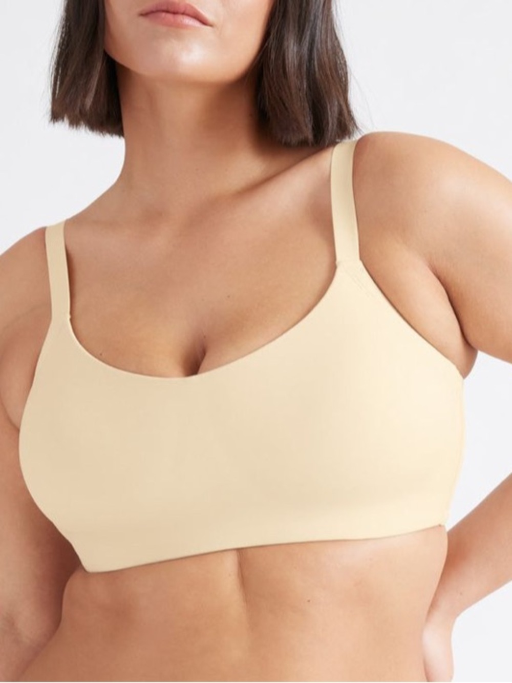Knix The One & Only Scoop Bra® Sz XL in Dune